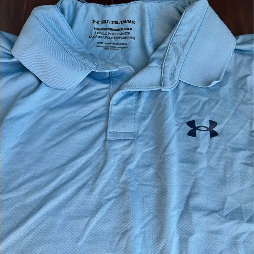 Under Armour Blue Performance Polo Shirt